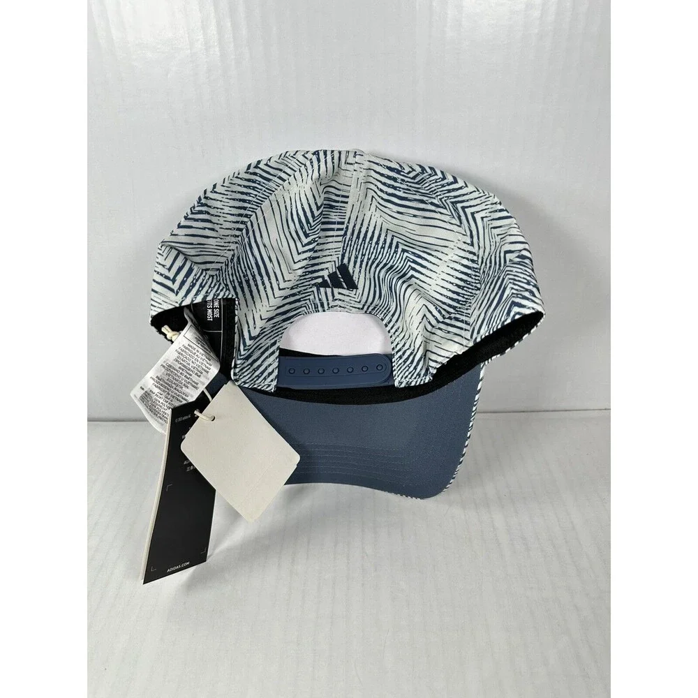 NEW adidas Golf 3 Three Stripes Printed Tour Adjustable Hat Cap IM9224 OSFM